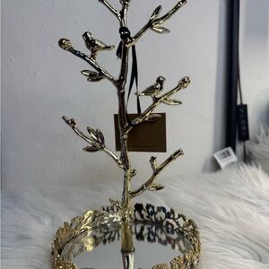 Gold Bird Jewelry Holder